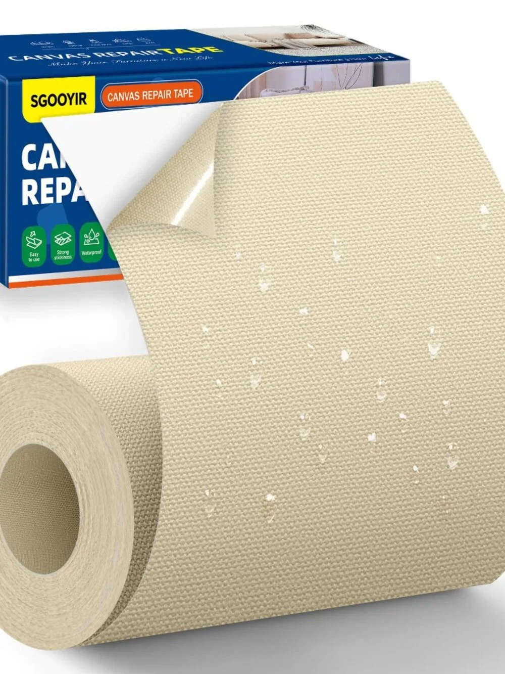 Self-Adhesive Canvas Repair Tape, 4